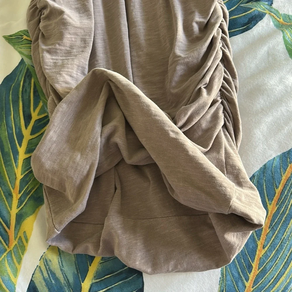 SUNDRY SLEEVELESS SUNDRESS RUCHED DRESS - Picture 4 of 6